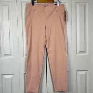 SOHO Apparel‎ Ltd Pink l/Blush Pull On Pants Size L NWT
